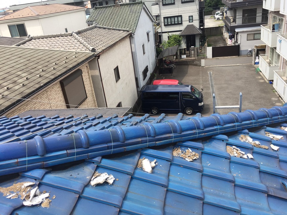 瓦修理工事 瓦修理工事