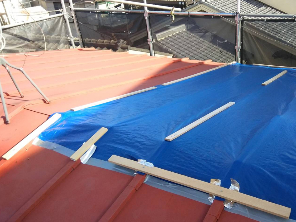 アパート、屋根葺き替え工事 アパート、屋根葺き替え工事