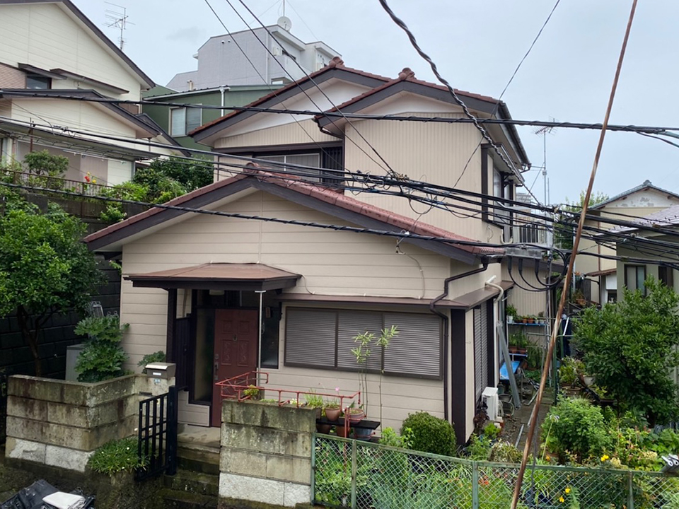 下屋根塗装、大屋根葺き替え工事 下屋根塗装、大屋根葺き替え工事